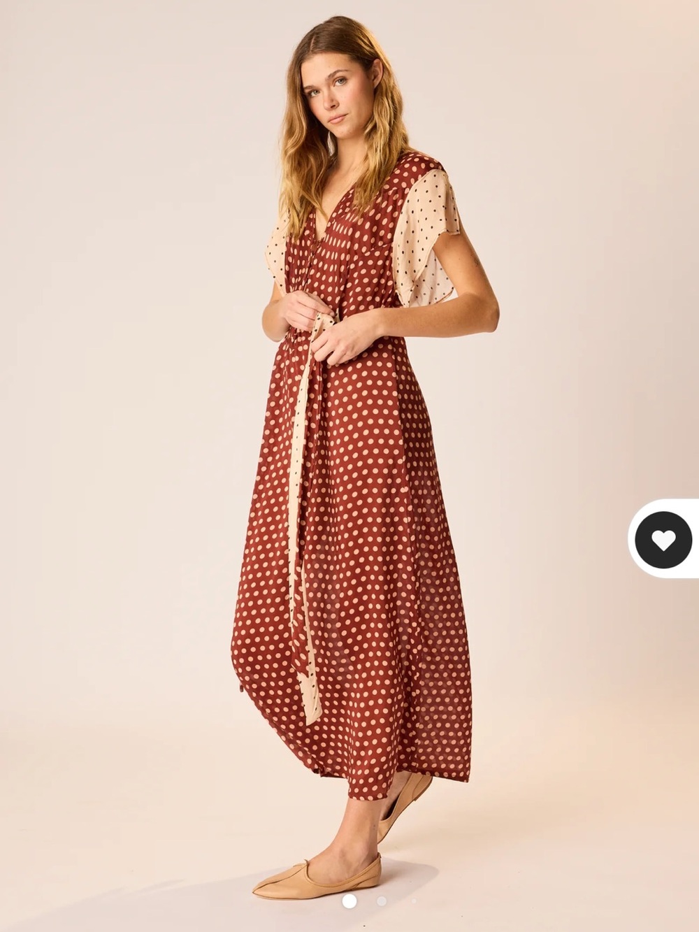 Natalie Martin: Monica Dress in Polka Dot Combo, size S - Picture 2 of 5